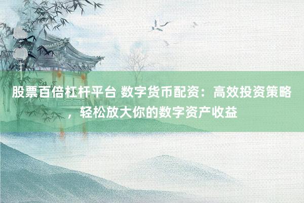 股票百倍杠杆平台 数字货币配资：高效投资策略，轻松放大你的数字资产收益