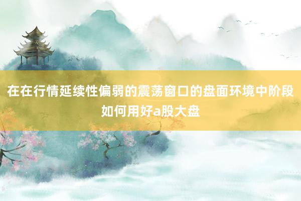 在在行情延续性偏弱的震荡窗口的盘面环境中阶段如何用好a股大盘